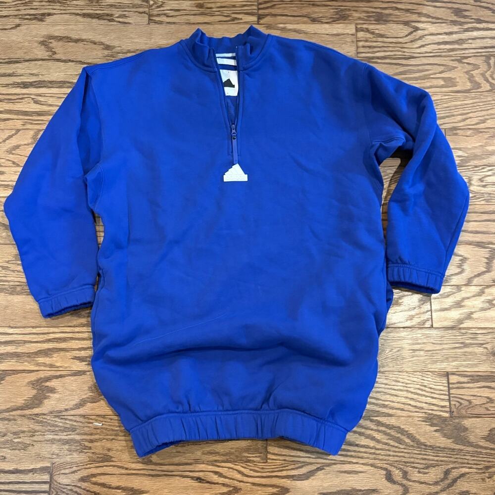 Adidas Winter Fall Running Training Tennis Dress Skirt Sweat Shirt Medium